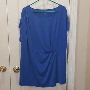 Lane Bryant royal blue blouse sz 26/28